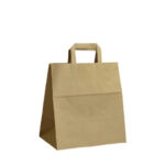İçten Düz Saplı Kraft Çanta 32X21X26